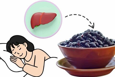 2 món từ đậu đen giúp dưỡng gan, hỗ trợ ngủ ngon