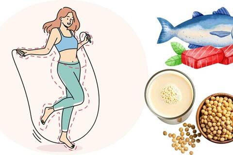 Giảm mỡ nội tạng nhờ bổ sung sữa đậu nành và cá biển sâu