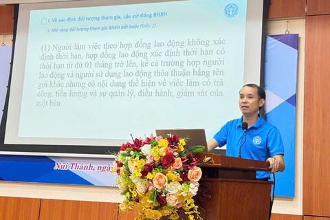 Công đoàn xã Núi Thành, Đà Nẵng đưa chính sách đến gần hơn với người lao động