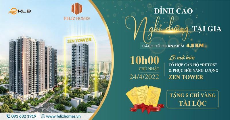 Chính thức mở bán tòa tháp xanh Zen Tower - Dự án Feliz Homes ảnh 2