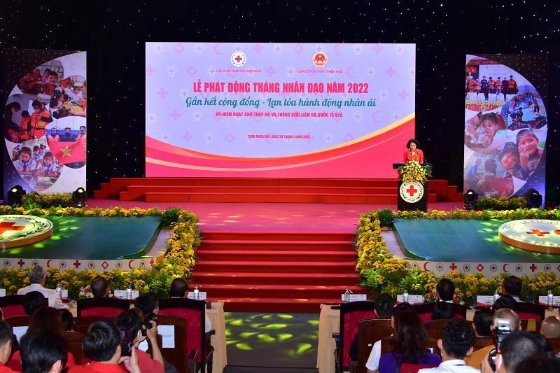 Phát động Tháng Nhân đạo năm 2022 với chủ đề “gắn kết cộng đồng- lan tỏa hành động nhân ái” ảnh 3