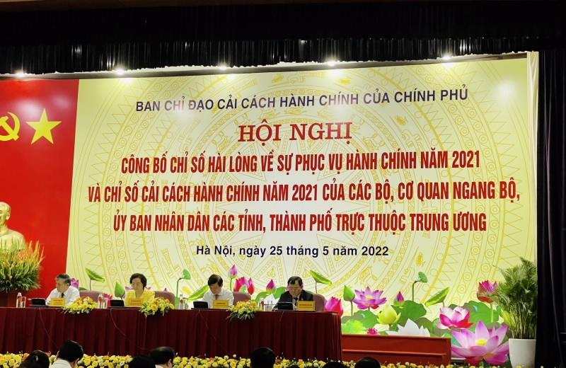 nhnn tiep tuc xep thu hang cao chi so cai cach hanh chinh nam 2021