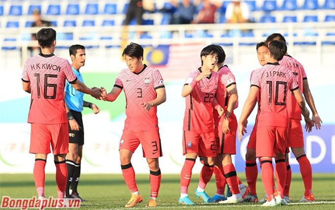 U23 Hàn Quốc thắng đậm U23 Malaysia - Ảnh: Nhật Anh