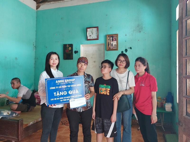 AMDI GROUP tặng quà các gia đình có hoàn cảnh khó khăn tại Bắc Ninh ảnh 1