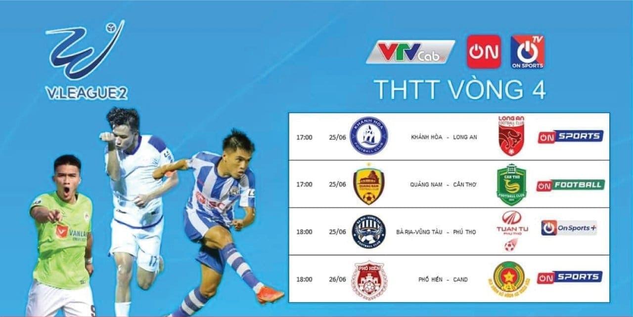 Lịch thi đấu và kênh trực tiếp V.League 2 từ ngày 25-26/06. Lịch thi đấu và kênh trực tiếp V.League 2 từ ngày 25-26/06.