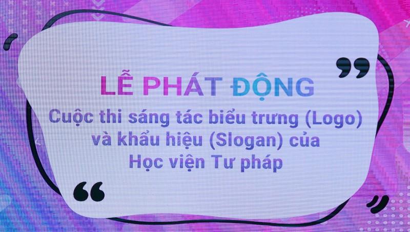 Học viện Tư pháp phát động Cuộc thi sáng tác logo và slogan