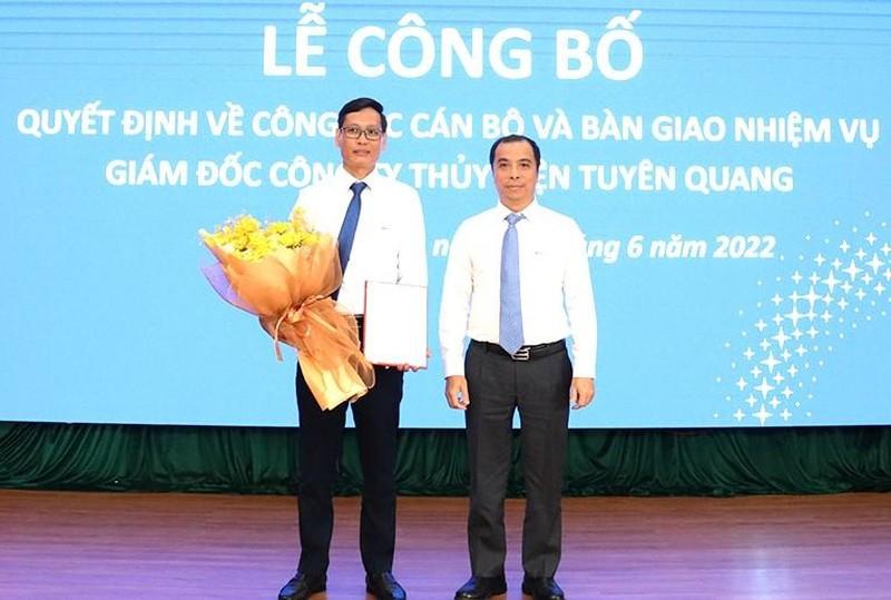 Lãnh đạo EVN trao Quyết định bổ nhiệm và cho ông Vũ Văn Tinh