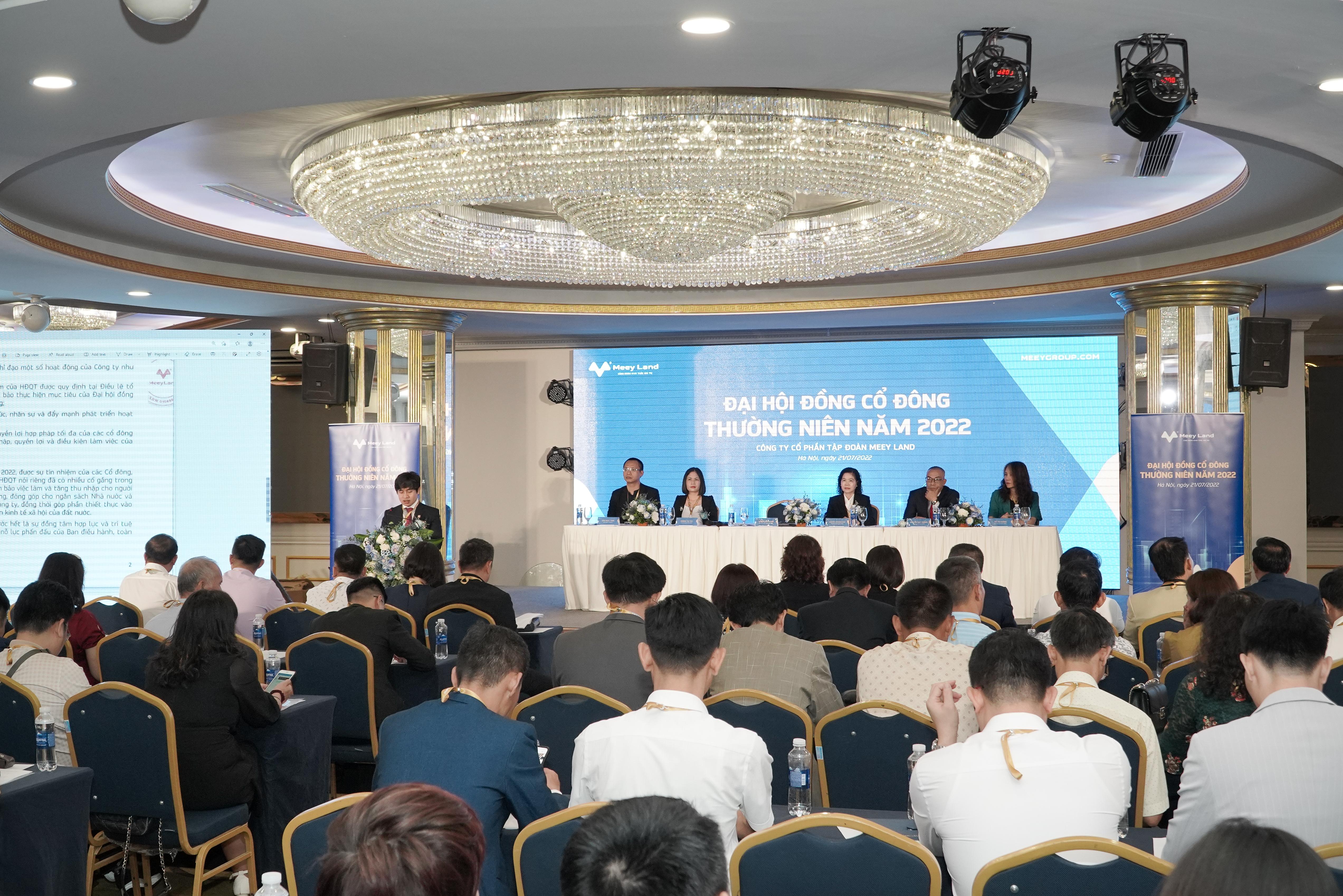Đại hội đồng cổ đông thường niên năm 2022 của Công ty cổ phần Tập đoàn Meey Land đã thông qua phương án phát hành cổ phiếu riêng rẻ nhằm tăng vốn điều lệ. Đại hội đồng cổ đông thường niên năm 2022 của Công ty cổ phần Tập đoàn Meey Land đã thông qua phương án phát hành cổ phiếu riêng rẻ nhằm tăng vốn điều lệ.
