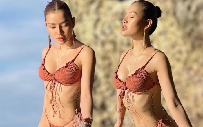 Phương Trinh Jolie khiến dân tình 'xịt máu mũi' khi diện bikini, chuẩn 'gái một con trông mòn con mắt'