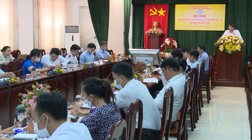 Quang cảnh Hội nghị trực tuyển về Bộ tiêu chí chuyd63n đổi số ngày 3/10. Quang cảnh Hội nghị trực tuyển về Bộ tiêu chí chuyd63n đổi số ngày 3/10.