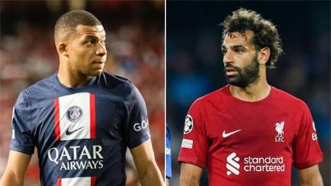 PSG tính đổi Mbappe lấy Salah của Liverpool