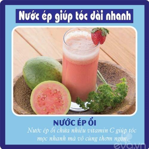 8 loại nước ép ngon bổ rẻ lại giúp tóc dài nhanh óng mượt