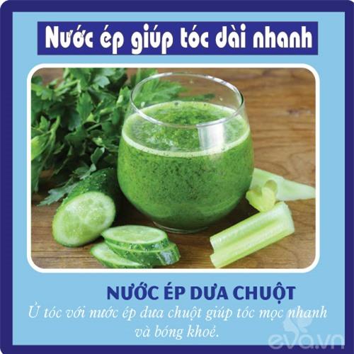 8 loại nước ép ngon bổ rẻ lại giúp tóc dài nhanh óng mượt