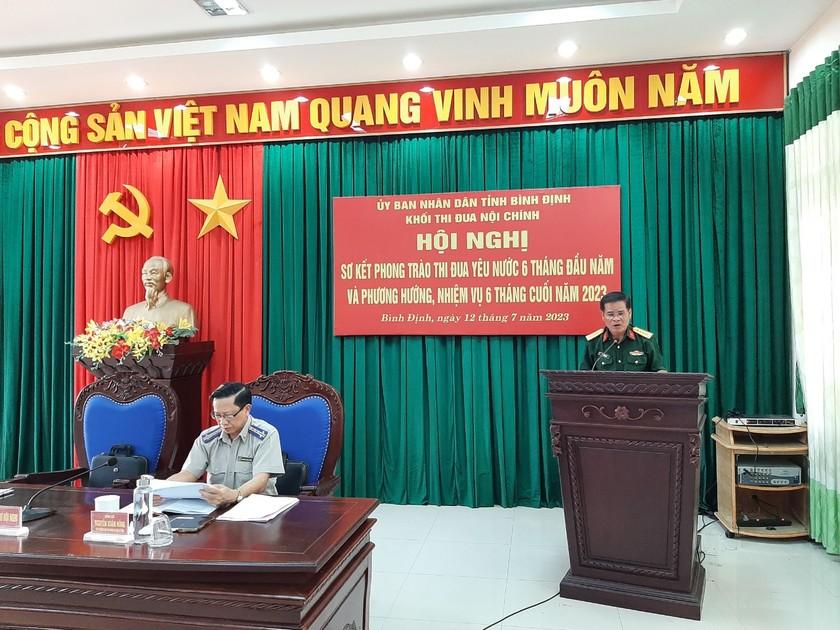 Bình Định: Khối thi đua nội chính tỉnh sơ kết công tác 6 tháng đầu năm 2023 ảnh 1