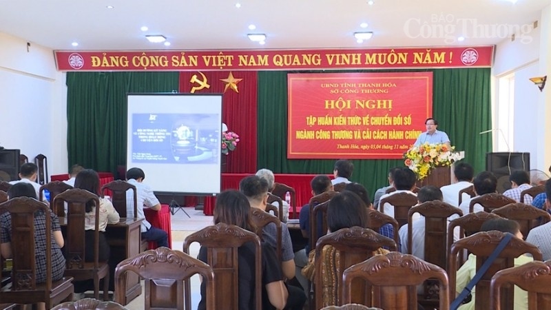 Ngành Công Thương Thanh Hóa tập huấn kiến thức về chuyển đổi số và cải cách hành chính