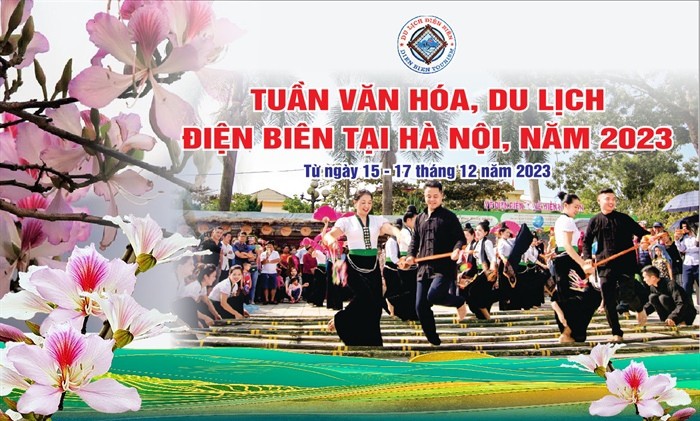 Điểm nhấn là chương trình nghệ thuật đặc sắc “Điện Biên, Tiếng gọi non ngàn” diễn ra vào 20 giờ ngày 15/12. Ảnh KTĐT