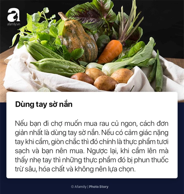 To nhỏ cho chị em mới lần đầu đi chợ cách chọn rau củ quả tươi ngon không dính hóa chất cực kỳ đơn giản - Ảnh 8.