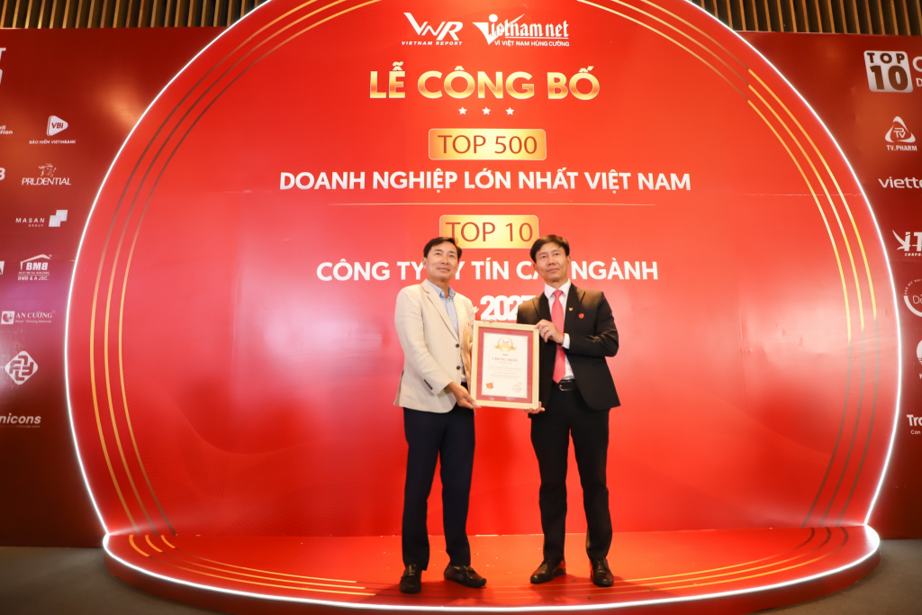 Viteccons lọt Top 500 doanh nghiệp lớn nhất Việt Nam