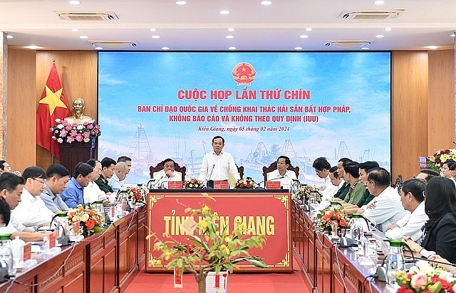 Hội nghị tập trung đánh giá thực chất tình hình chống IUU thời gian qua, bàn giải pháp đẩy mạnh việc chống IUU - Ảnh: VGP/Hải Minh