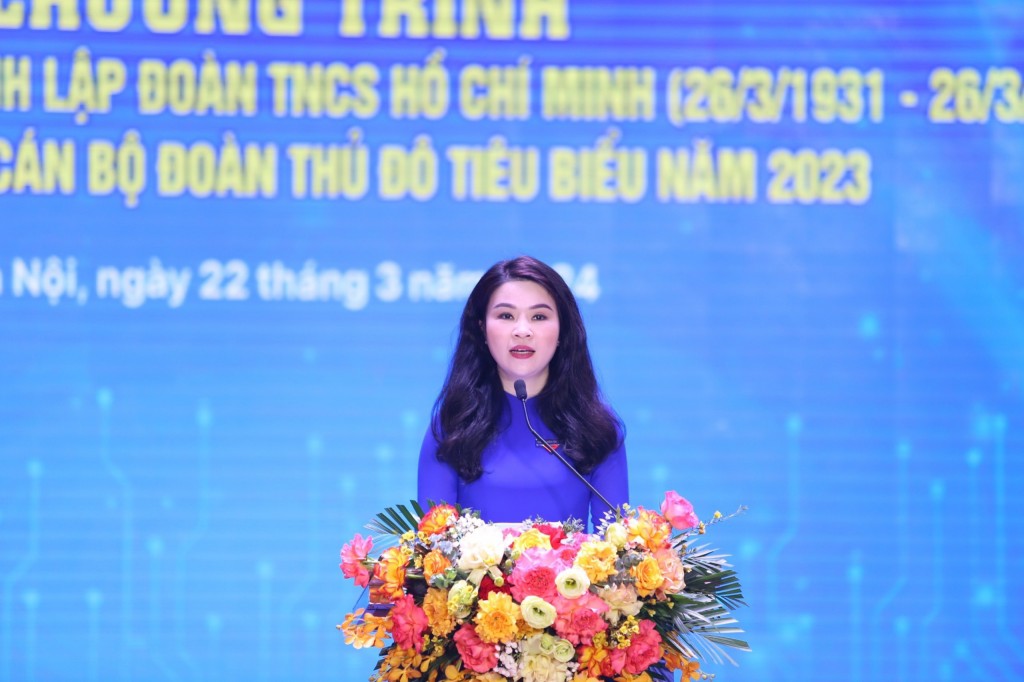 Đồng chí Chu Hồng Minh - Ủy viên Ban Thường vụ Trung ương Đoàn, Thành ủy viên, Bí thư Thành đoàn Hà Nội