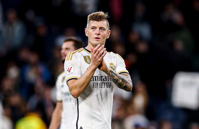 Chức vô địch Champions League 2023-2024 sẽ là cái kết đẹp cho sự nghiệp của Toni Kroos. Ảnh: Real Madrid CF