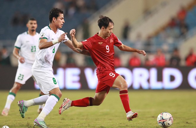 Lịch thi đấu tuyển Việt Nam vs Iraq tại vòng loại thứ 2 World Cup 2026