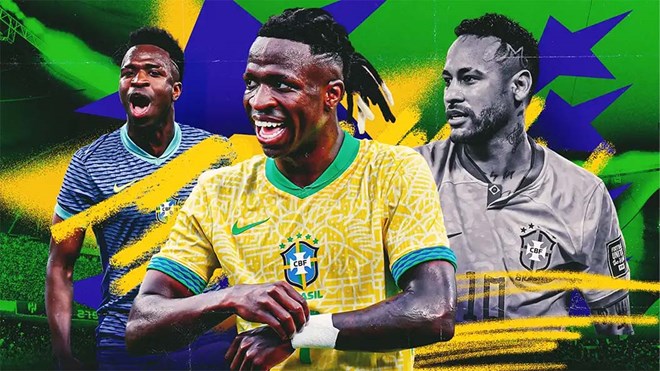 Sau Neymar, kỷ nguyên của Vinicius Jr ở tuyển Brazil giờ mới bắt đầu