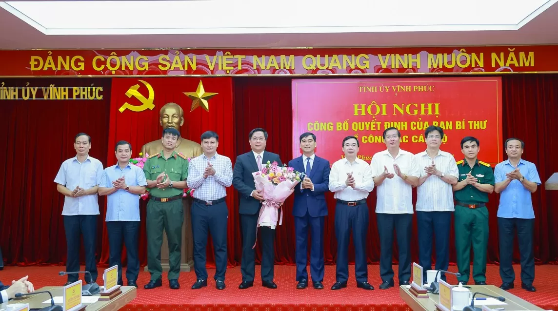 Tân Phó Bí thư Tỉnh ủy Vĩnh Phúc: Quyết tâm thực hiện đầy đủ nhiệm vụ được giao