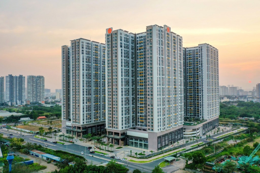 Dự án Riverside Complex do Tập đoàn Bất động sản Hưng Thịnh đầu tư tại Quận 7 với kiến trúc hiện đại