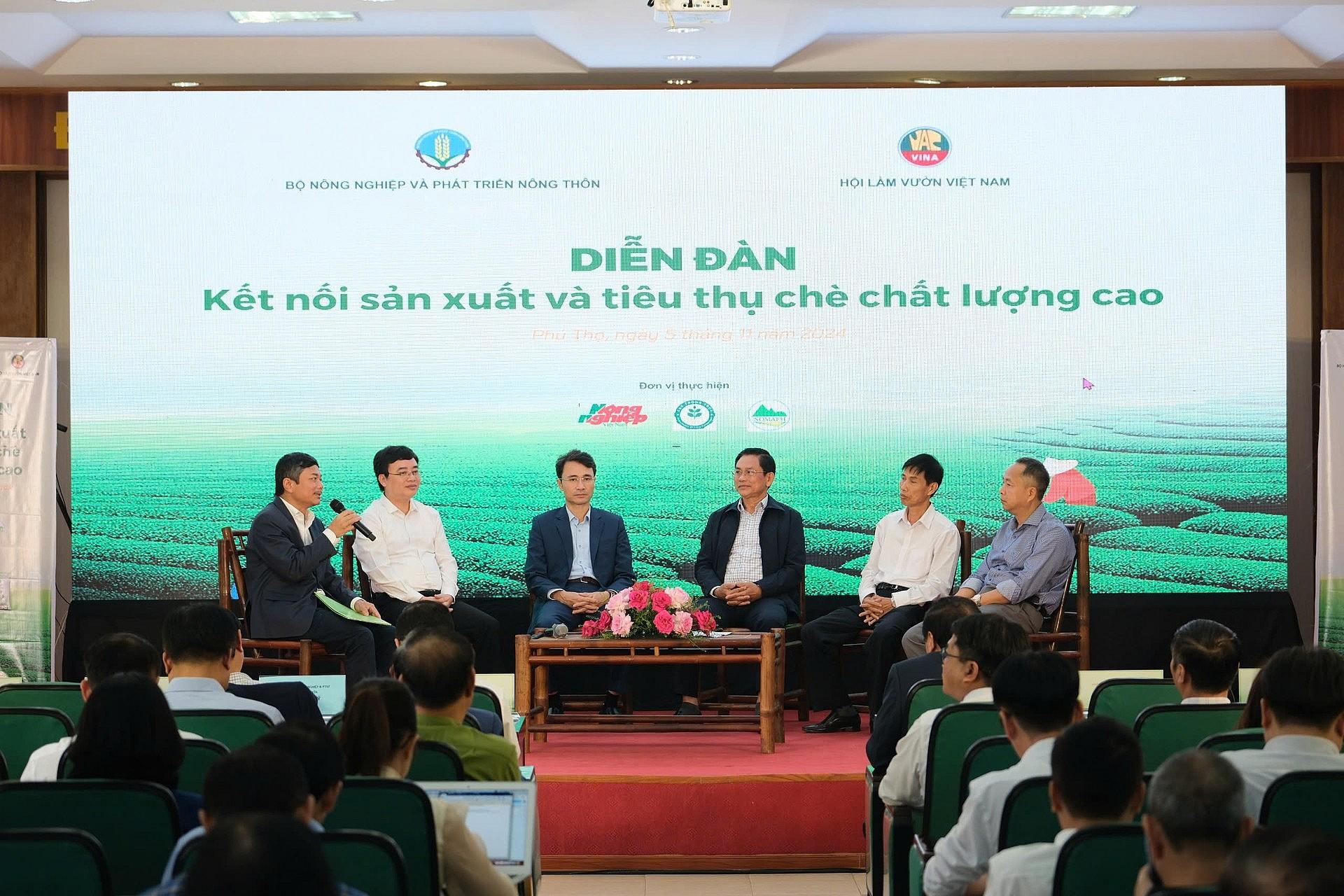 Diễn đàn kết nối sản xuất và tiêu thụ chè chất lượng cao Diễn đàn kết nối sản xuất và tiêu thụ chè chất lượng cao