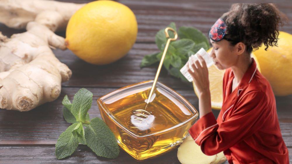 Tính kháng khuẩn của một số loại trà thảo dược giúp cải thiện tình trạng đau họng. Ảnh đồ họa: Bích Ngọc.