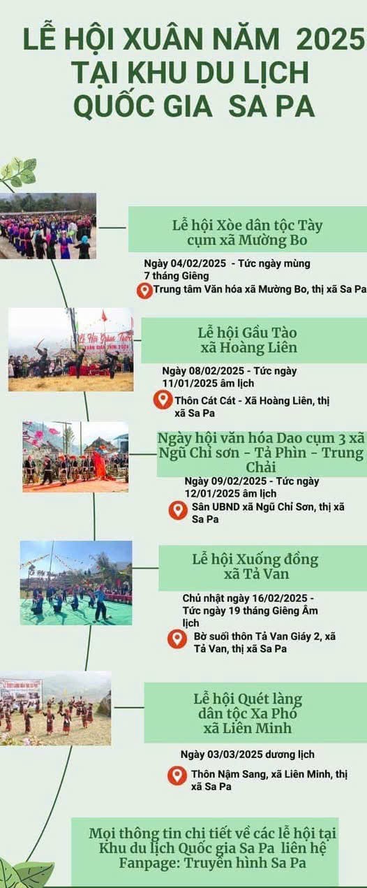 Loạt lễ hội hấp dẫn chờ đón du khách đến với Sa Pa. Ảnh: Phòng Văn hóa và Thông tin Sa Pa