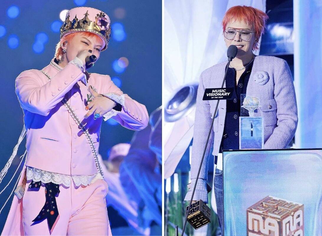 G-Dragon tái xuất ở MAMA 2024. Ảnh: MAMA