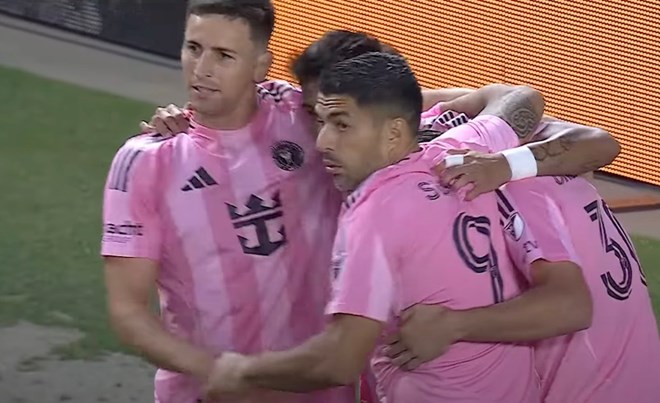 Vắng Messi, Luis Suarez giúp Inter Miami có trận thắng