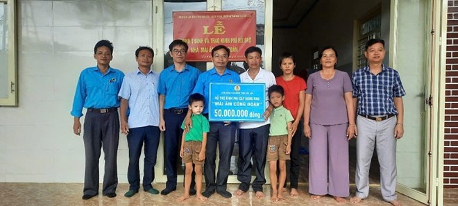 Nhiều đoàn viên ngành nông nghiệp Đắk Lắk được hỗ trợ nhà ở