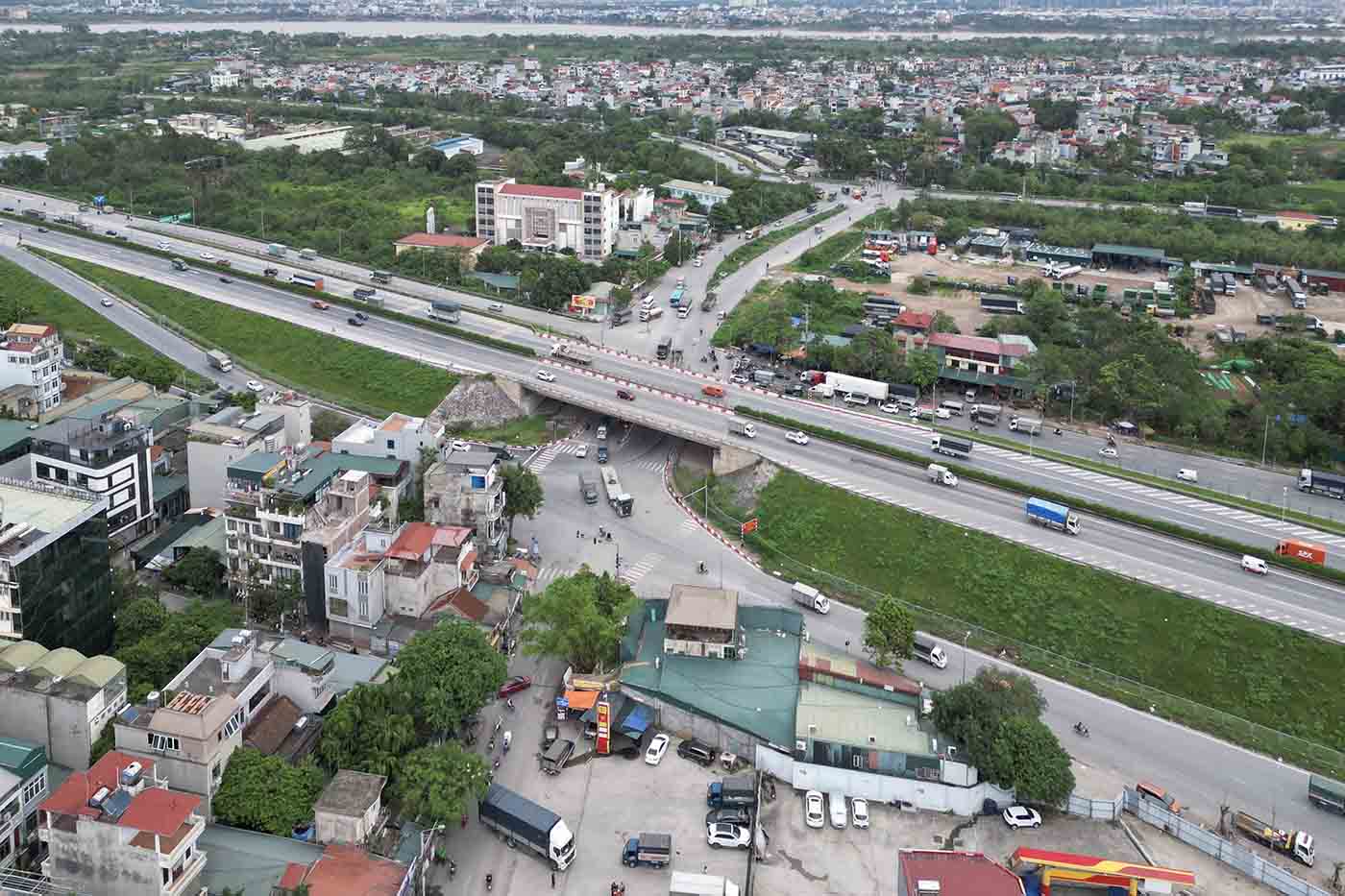 Điểm cuối dự án. Ảnh: Hữu Chánh