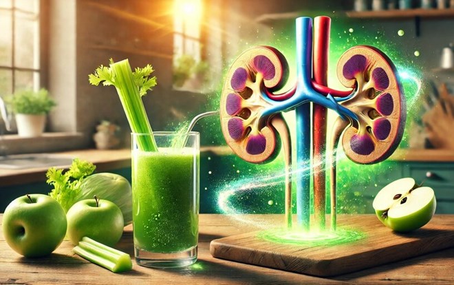 Thải độc thận siêu tốc chỉ với một ly nước ép mỗi sáng