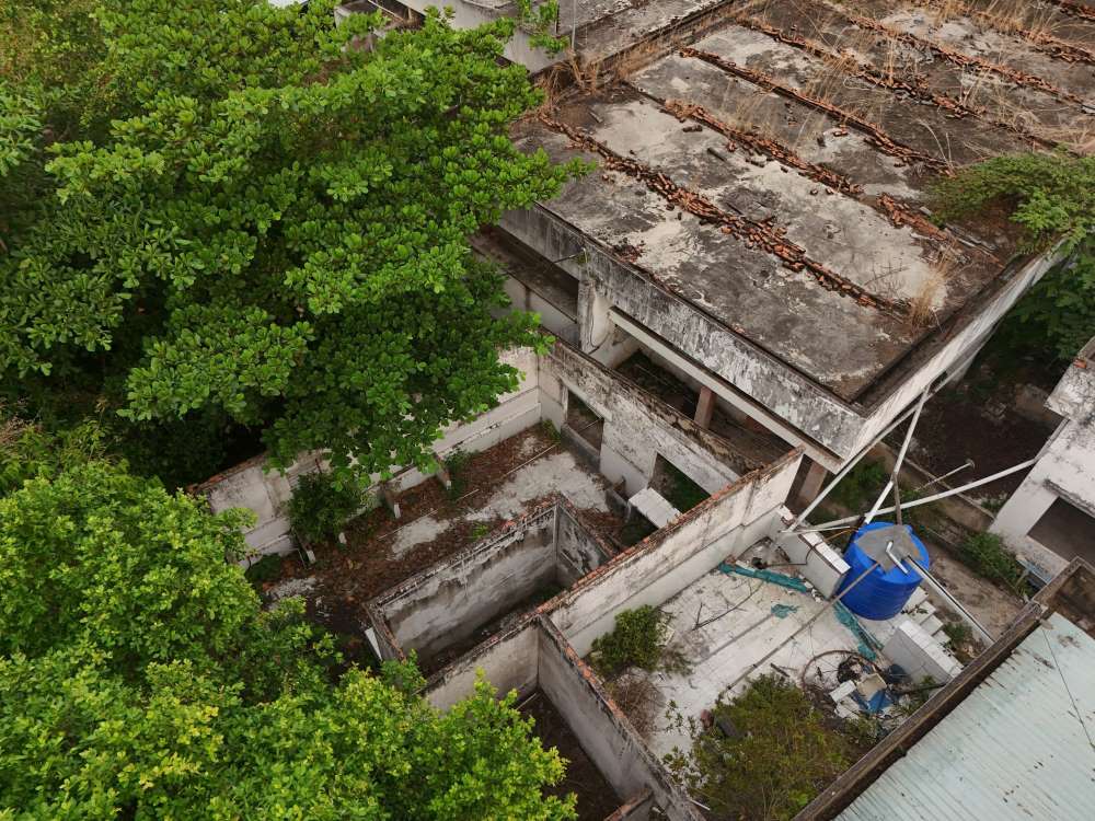 Toàn cảnh khu đất rộng hơn 14.000 m2 ở Bình Chánh, cũng bị bỏ hoang từ năm 2018. Ảnh: Anh Tú