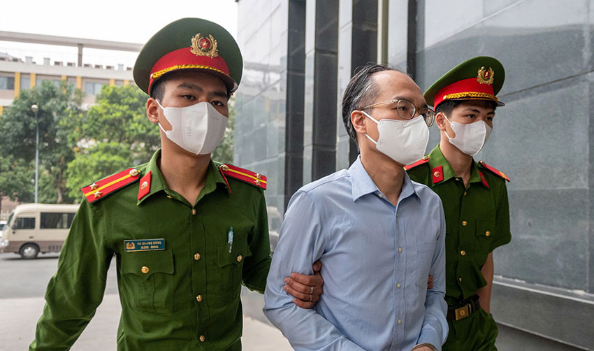 Chỉ có 2 bị cáo kháng cáo toàn bộ bản án. Ảnh: Q.Việt