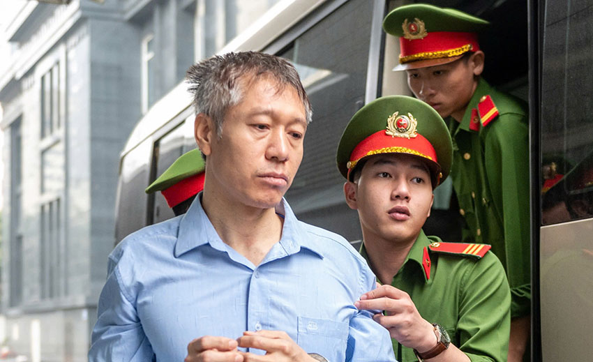 Phiên phúc thẩm ngoài các bị cáo tạm giam, nhiều người được tại ngoại hầu tòa. Ảnh: Q.Việt