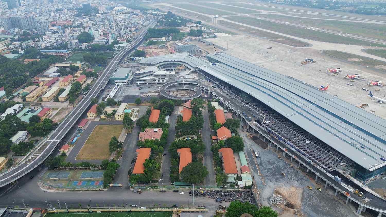 Ga T3 Tân Sơn Nhất sẽ khánh thành dịp 30.4.  Ảnh: Anh Tú