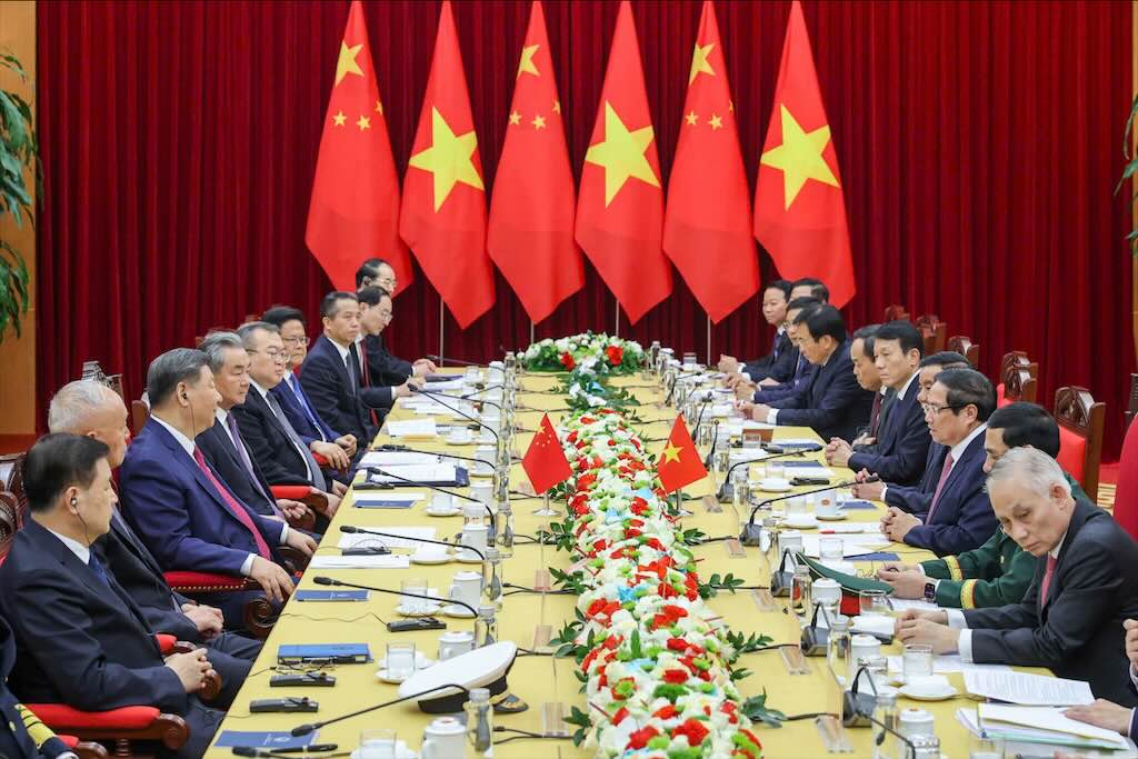 Quang cảnh cuộc hội kiến. Ảnh: Hải Nguyễn