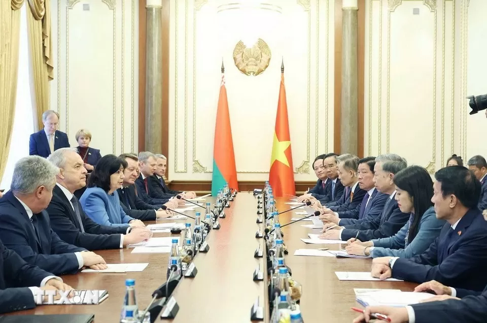 Việt Nam - Belarus nhất trí tăng kim ngạch xuất nhập  khẩu