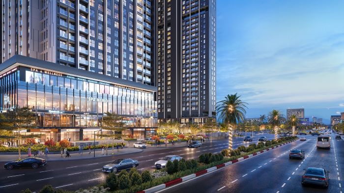 Trung tâm thương nằm trong hệ tiện ích đa tầng tại The Matrix One Premium. Ảnh MIK Group
