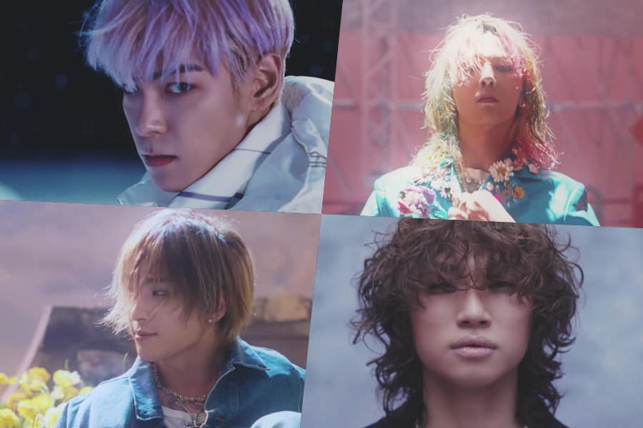 4 thành viên Big Bang trong MV “Still Life“. Ảnh: cắt từ MV Still Life