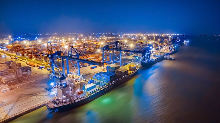 Hải Phòng định hướng phát triển thành trung tâm logistics quốc tế. Ảnh: