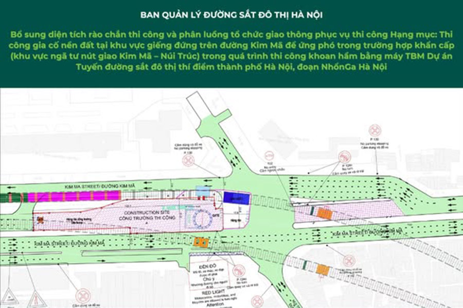 Sơ đồ rào chắn. Ảnh: MRB