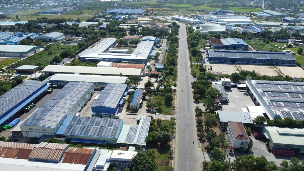Một góc Khu Công nghiệp Phan Thiết. Ảnh: Duy Tuấn