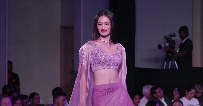 Hoa hậu Ý Nhi thi Top Model. Ảnh: Sen Vàng