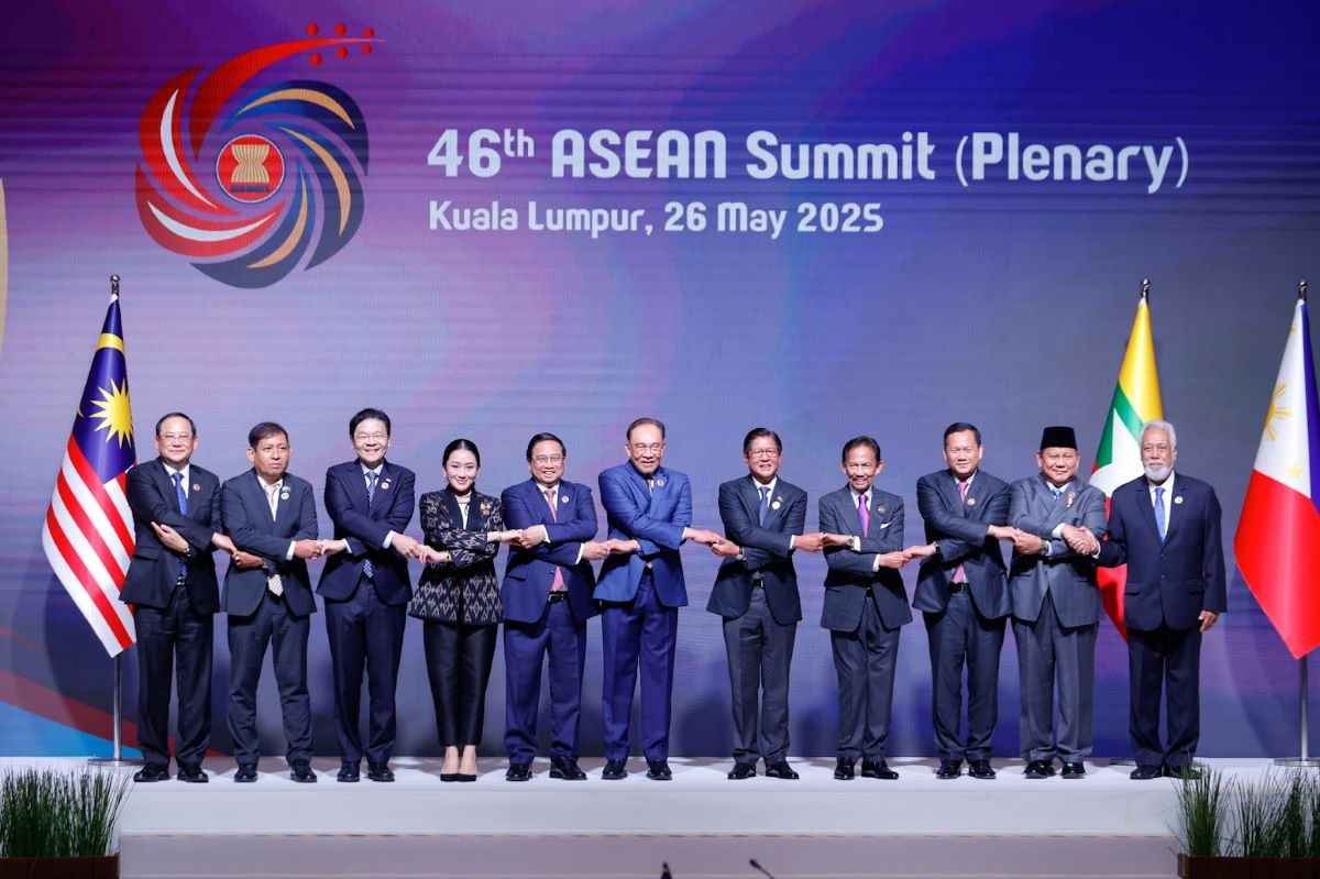 Hội nghị Cấp cao ASEAN lần thứ 46 và các hội nghị cấp cao liên quan khai mạc sáng 26.5 tại Trung tâm Hội nghị Kuala Lumpur. Ảnh: VGP